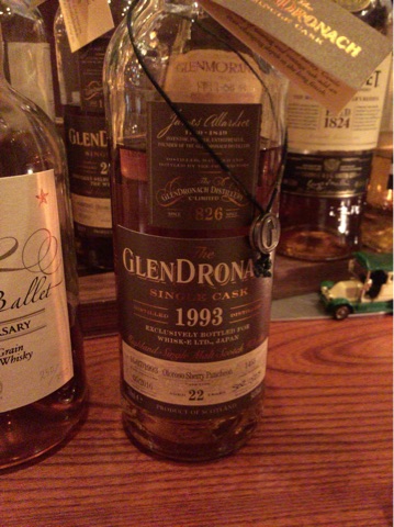 グレンドロナック 1993 22年 #1455 GlenDronach 22yo 1993 #1455: KM  